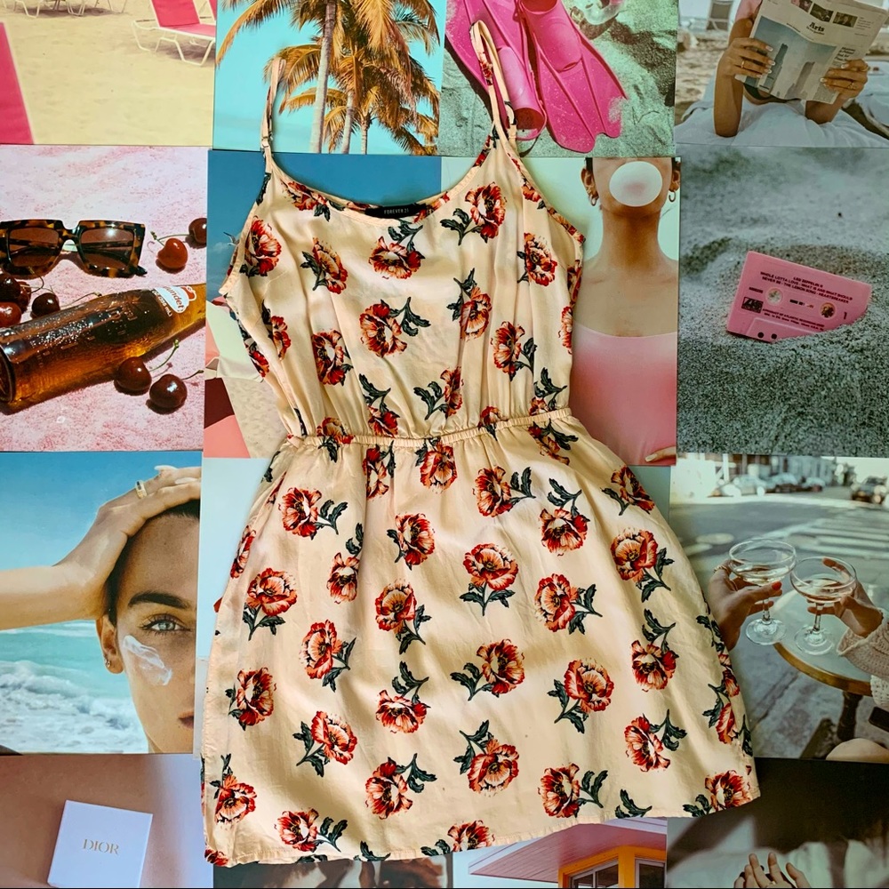 2/$15 F21 Floral Dress
